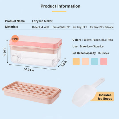 🧊Stackable ice cube tray set - with lid and storage box