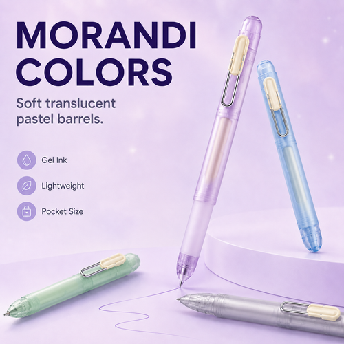 ✏️Retractable Pocket Gel Ink Pen Set