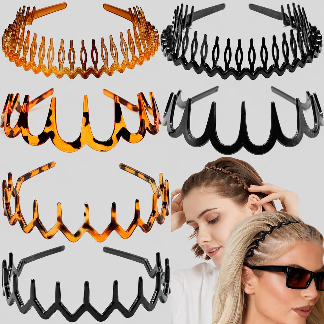 Tortoiseshell & Black Hairband Pack