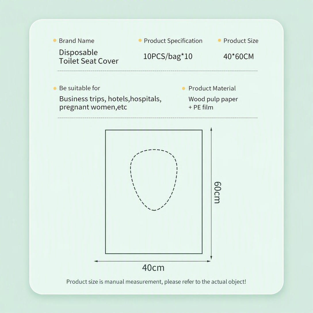 Disposable Toilet Seat Covers (10Pack)