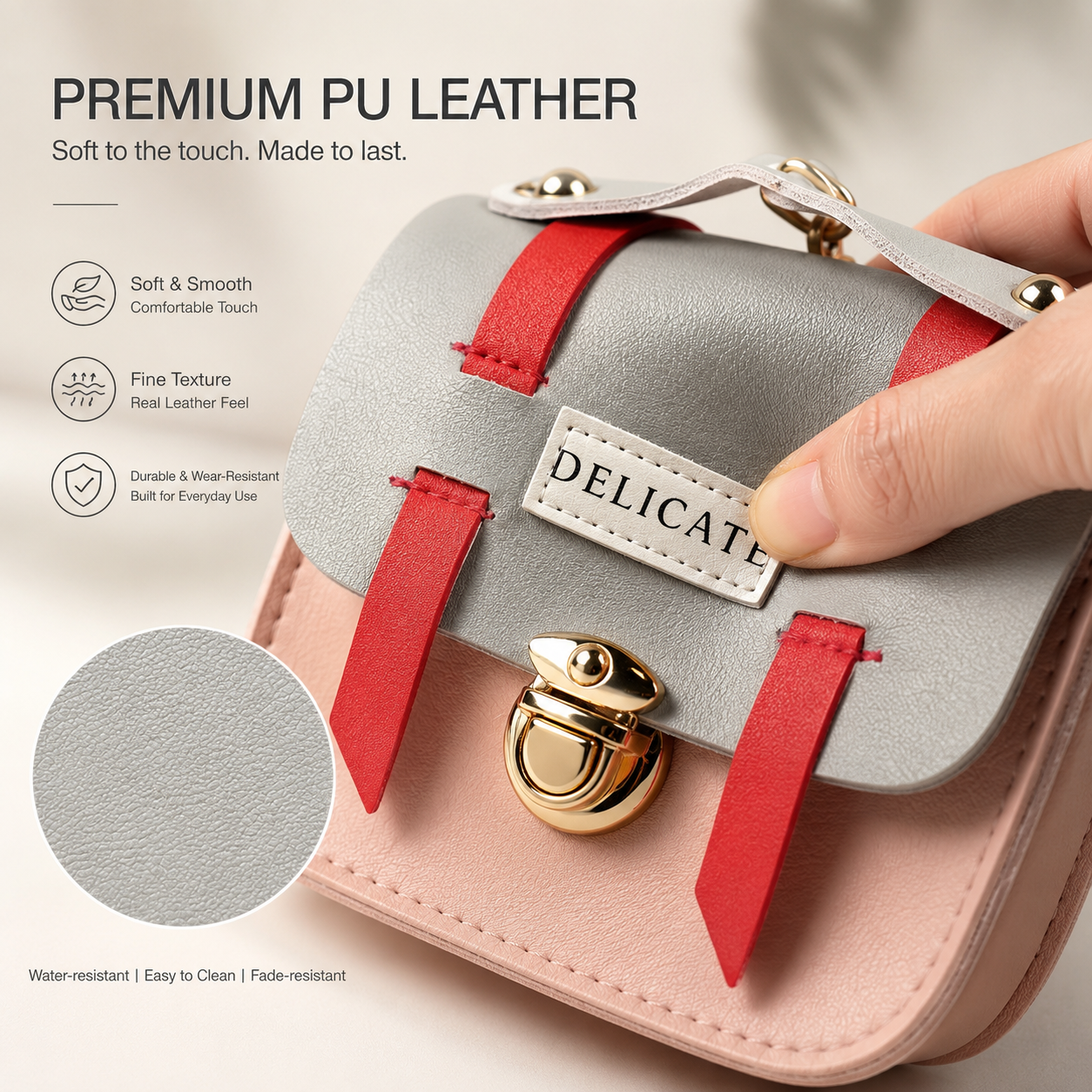 Leather Mini Key and Card Holder