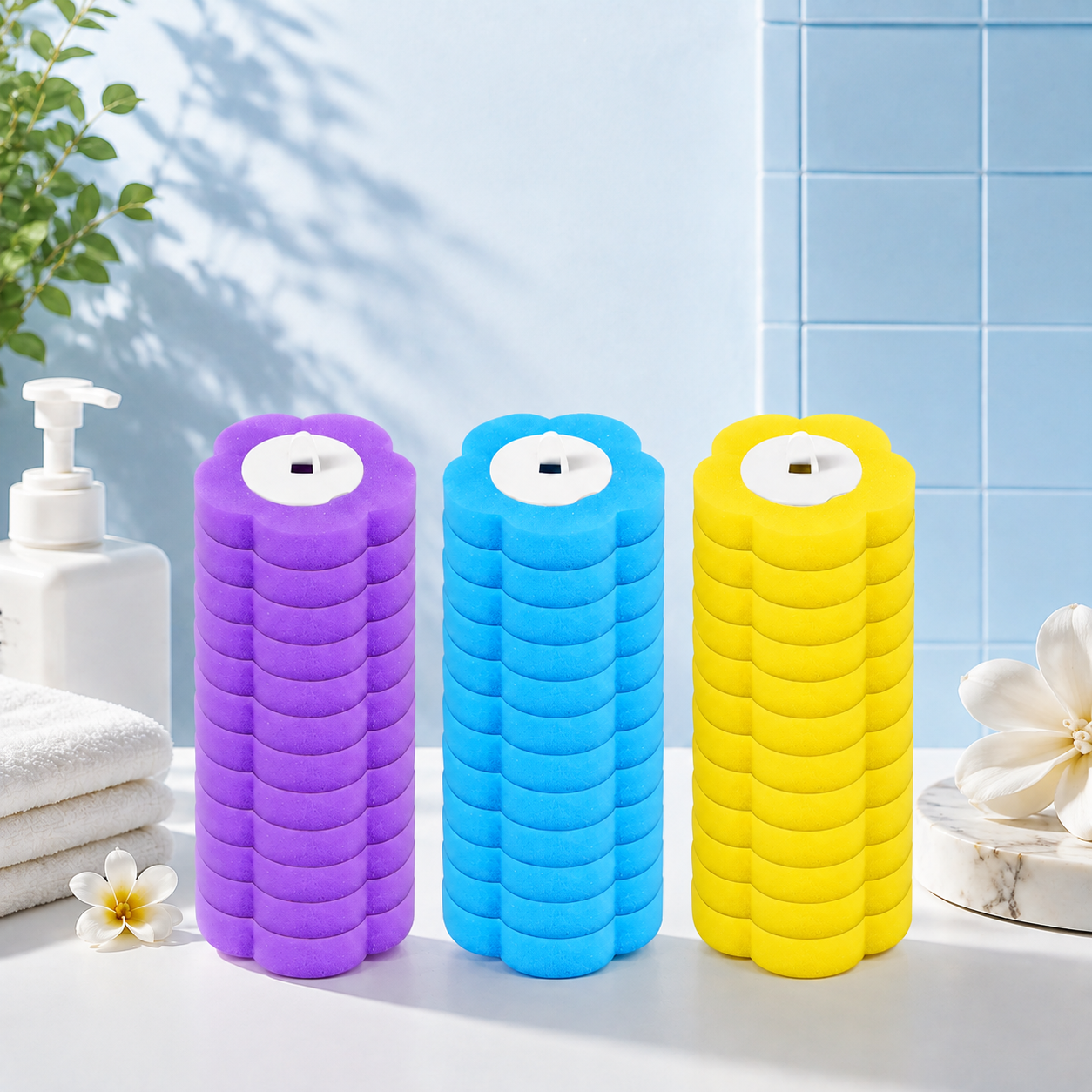 36-Couts Multicolor Brush Refill (No Toilet Brush)