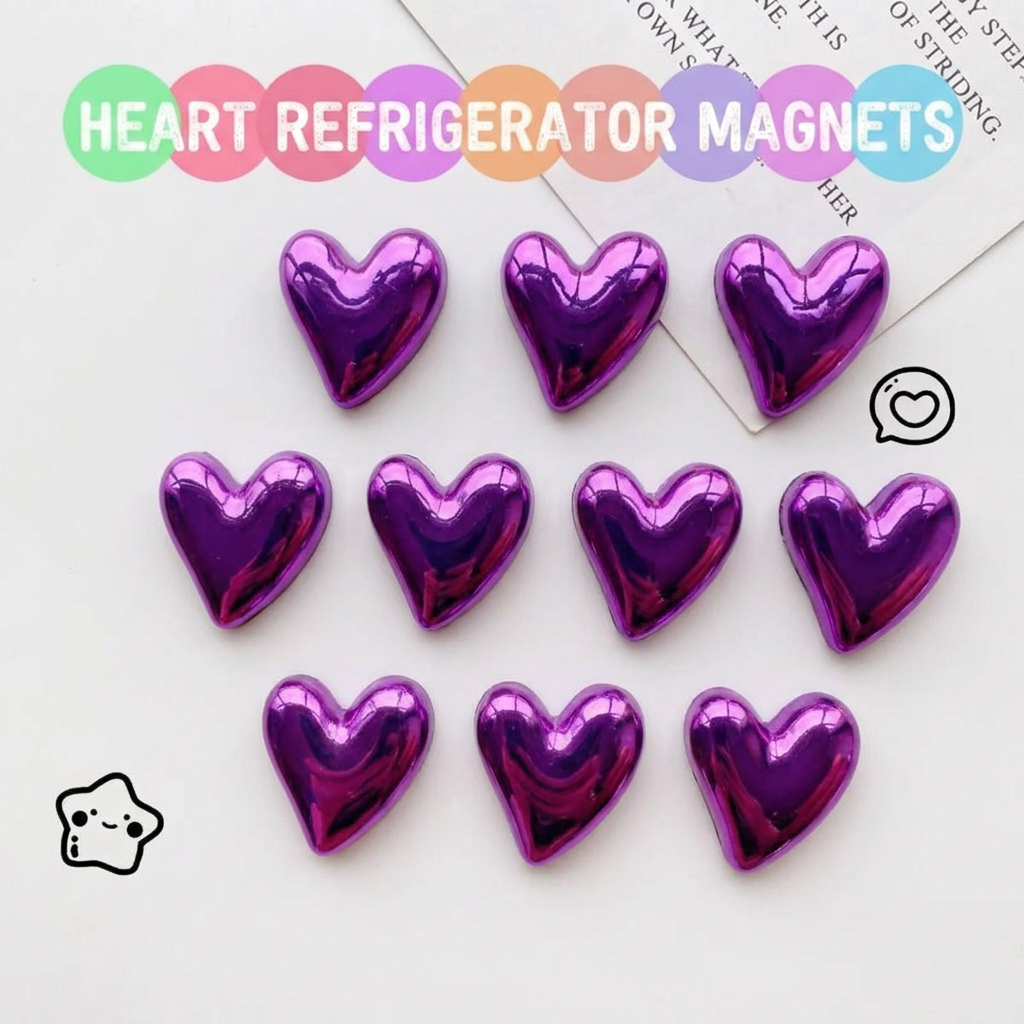 Purple heart shape