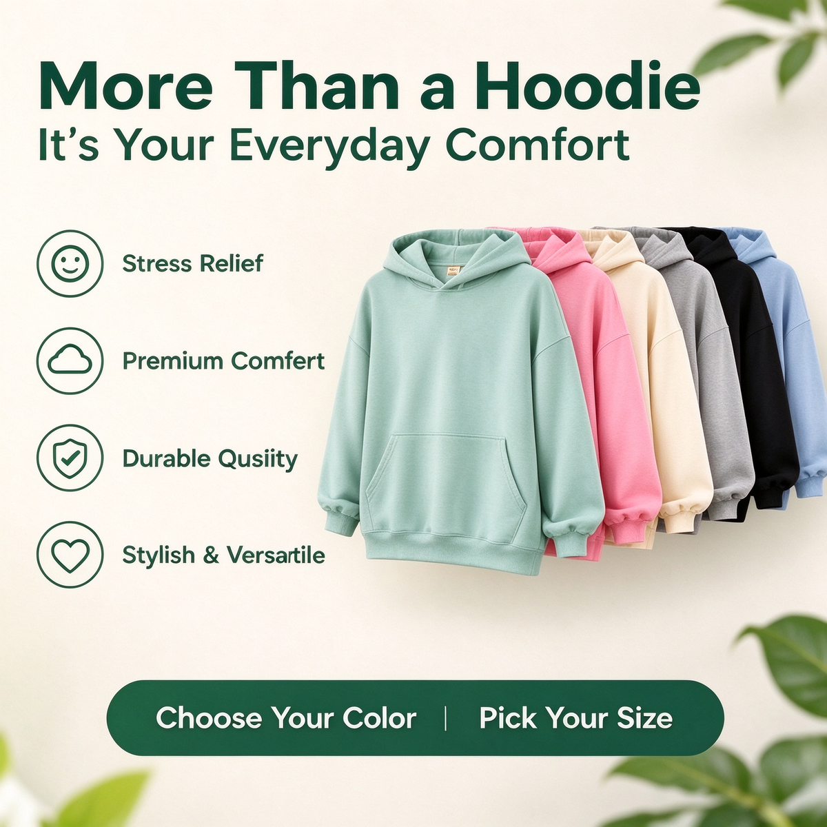 🧥Women’s Sensory Hoodie – crafted from soft fleece fabric and featuring textured cuffs