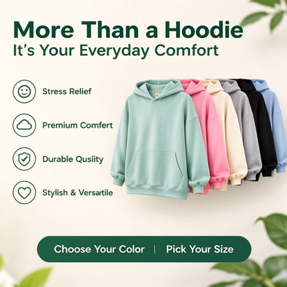 🧥Women’s Sensory Hoodie – crafted from soft fleece fabric and featuring textured cuffs