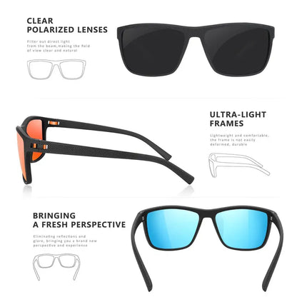 🕶️✨ General-purpose UV-protective polarized sunglasses