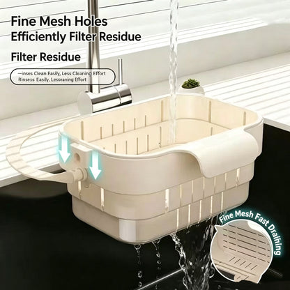Foldable Hanging Kitchen Sink Drain Basket