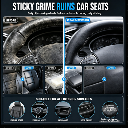 Car Interior Leather Foam Cleaner Kit