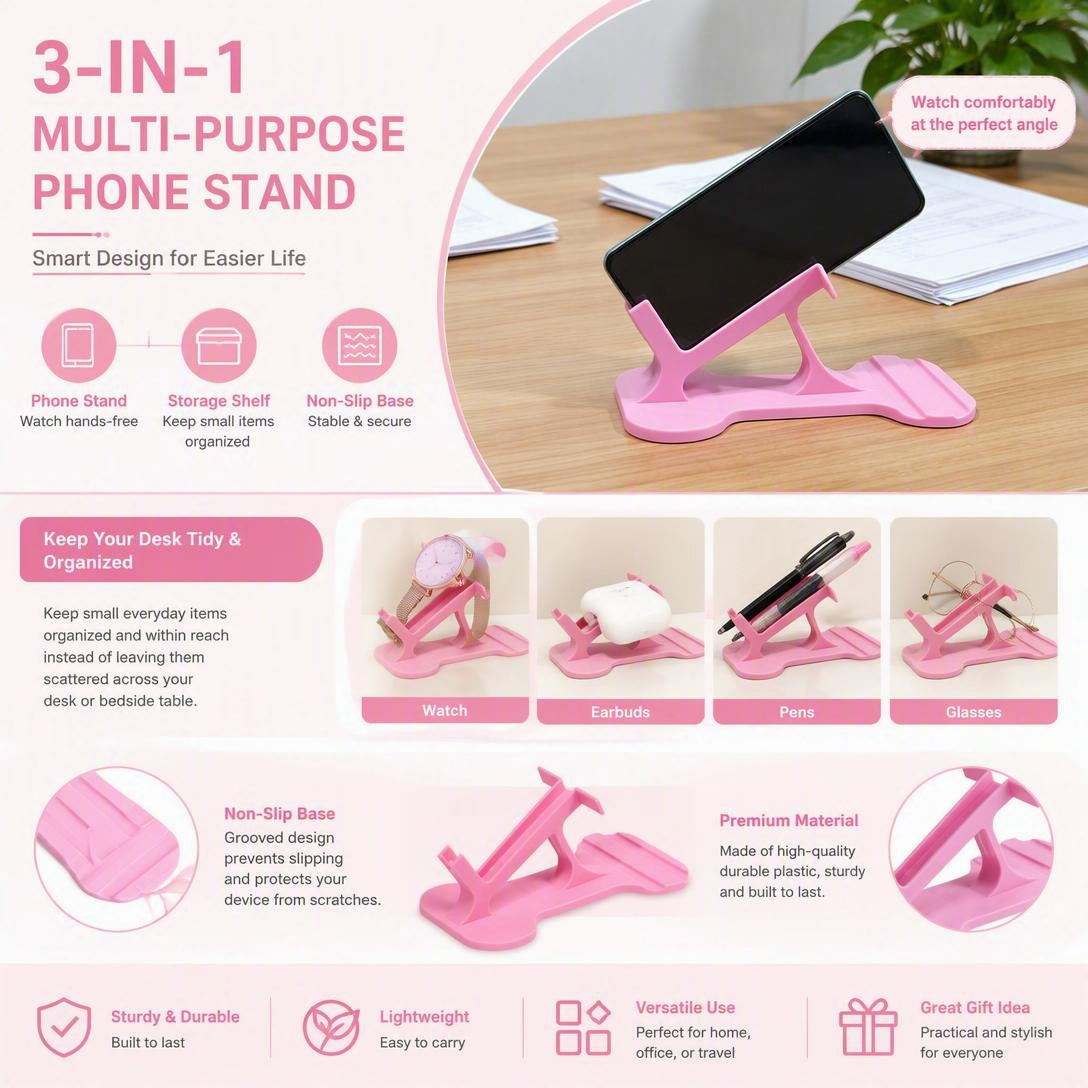 3-in-1 Reclining Lazy Phone Holder