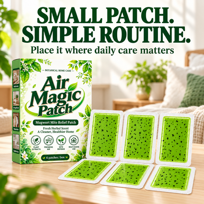 🌿 Mugwort Mite Defense Patches – Botanical Home Care, 6-Pack