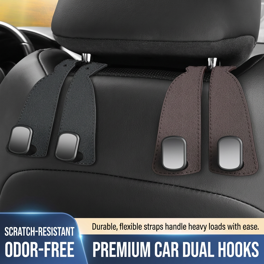 ⚙️Double hook for the backrest of the car seat