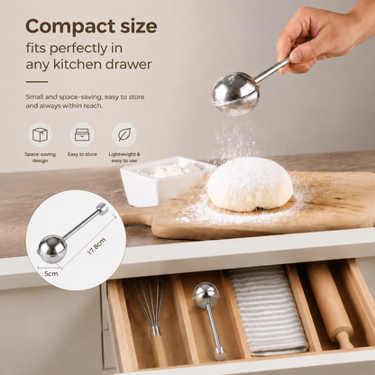 Stainless Steel Flour Duster for Baking