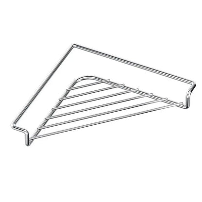 ✨ Stainless Steel Corner Sink Drain Rack | Space-Saving Kitchen Organizer