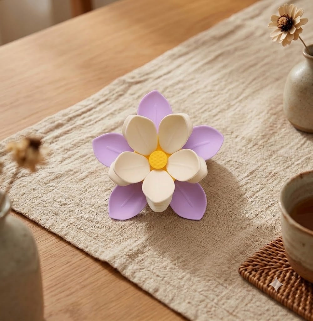 🌸Lotus Flower Refrigerator Magnet Snack Clip