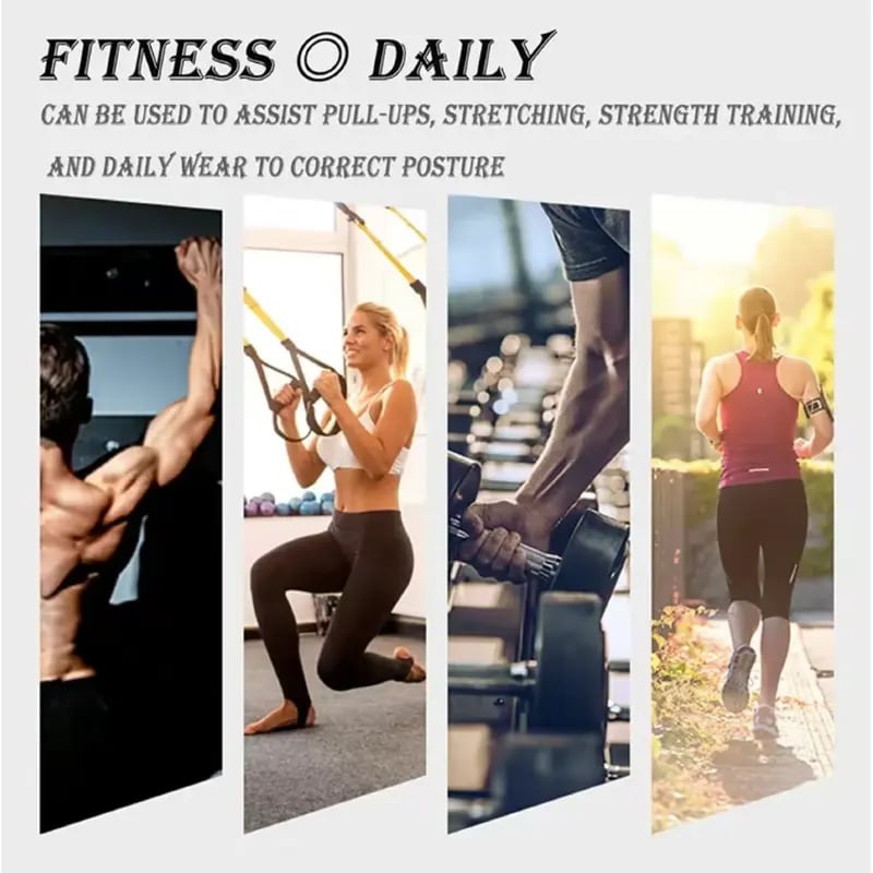 🔥Hot Sale 49% off🌟🏋️‍♂️ Fitness Posture Corrector Training Straps