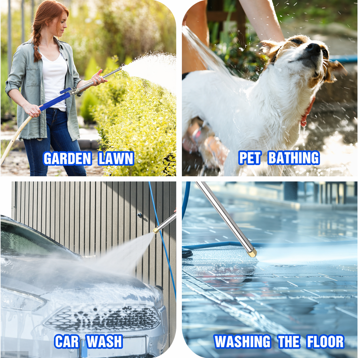 🔥BUY 2 FREE SHIPPING - Jet Nozzle Power Washer for Garden Hose
