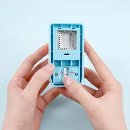 📮Stamp punch and embossing tool, suitable for junk diaries and scrapbooks