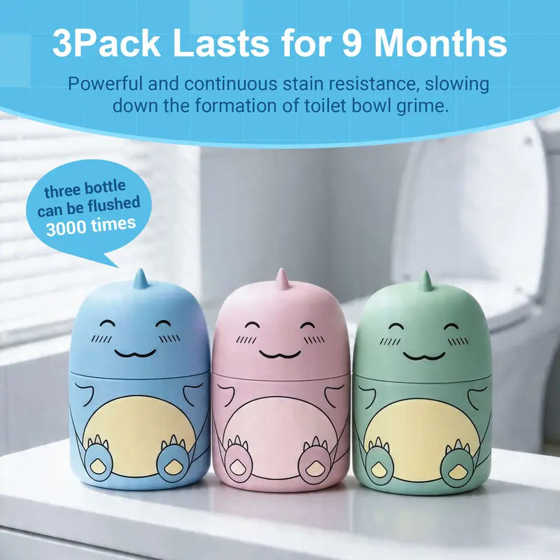 Cute Dinosaur-Shaped Toilet Bowl Cleaner Bottle
