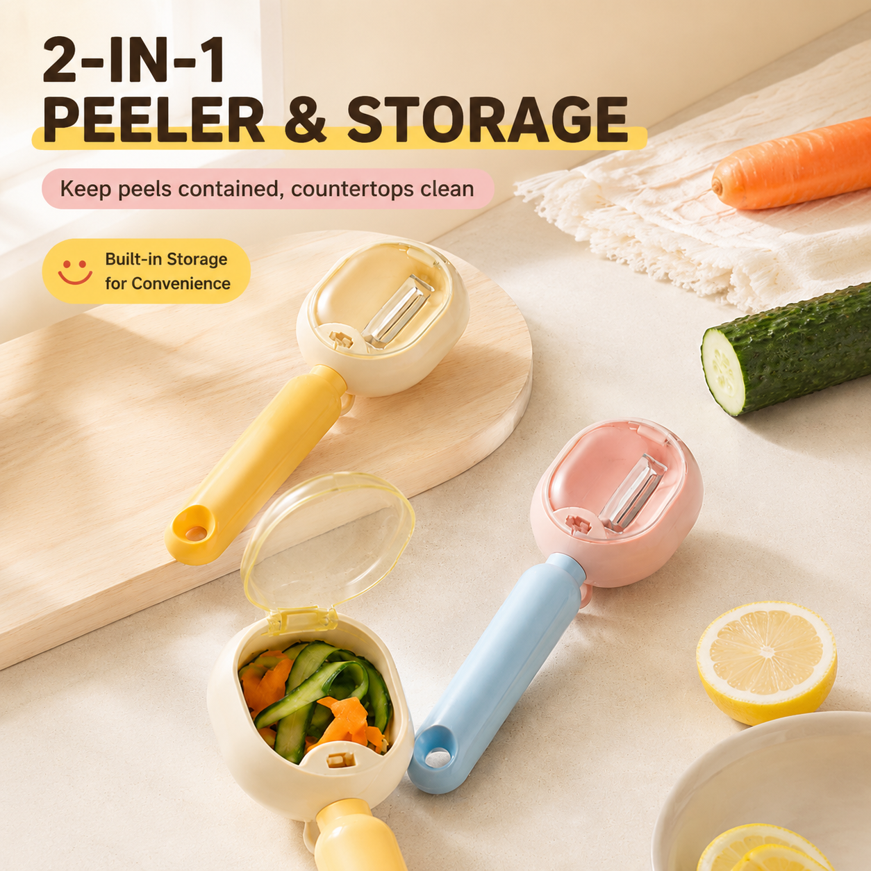 🗑️Multi-functional storage peeler