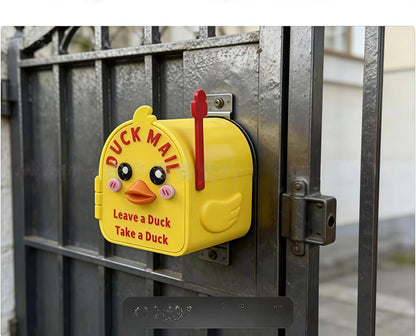 🦆🧲 3D Printed Magnetic Cruising Ducks Mailbox Wall Mounted Mini Box with 2 Mini Ducks