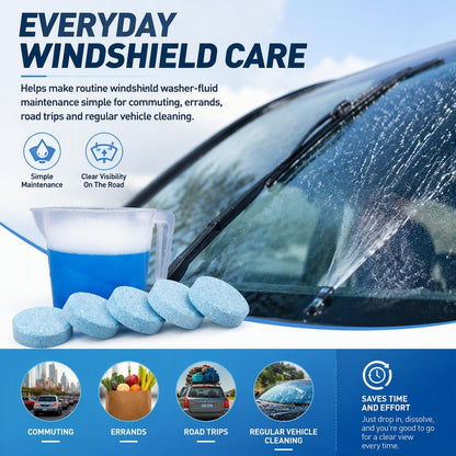 30 Pcs Car Windshield Washer Fluid concentrate Tablets