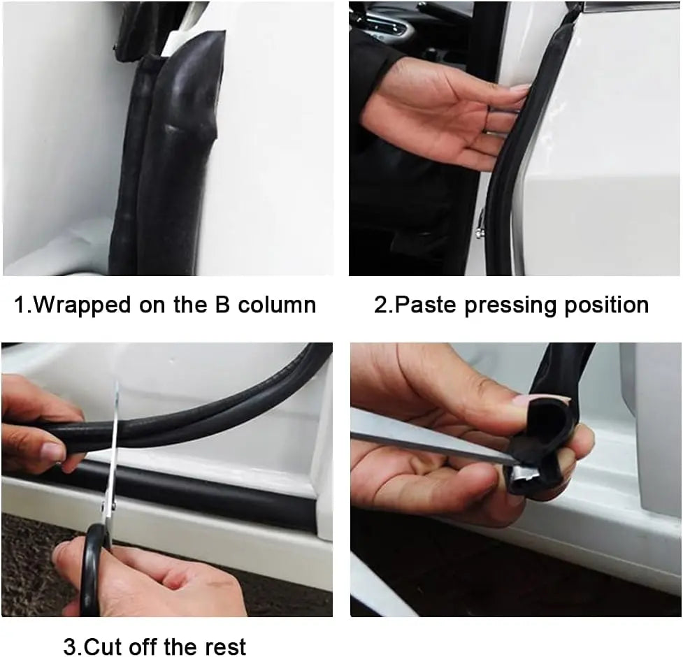 🚗fathersdaygift Car Door Seal Strip - 2PCS B-Pillar Seal Strip