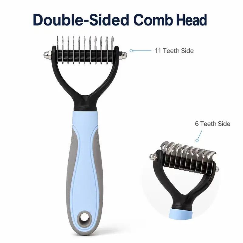 🐾 Pet Grooming and Coat Detangling Comb Care Brush