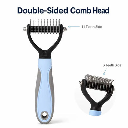 🐾 Pet Grooming and Coat Detangling Comb Care Brush