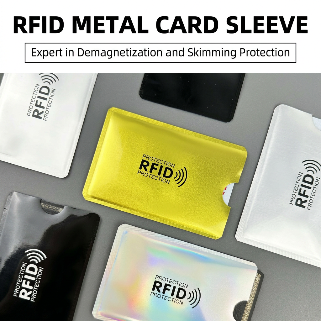 📏Anti-scan RFID shielding card sleeve
