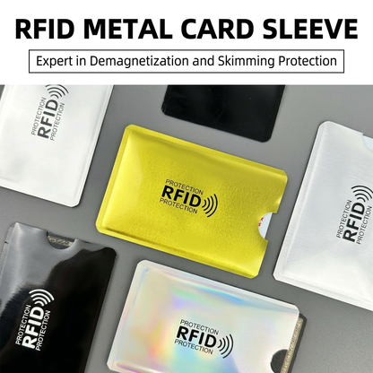 📏Anti-scan RFID shielding card sleeve