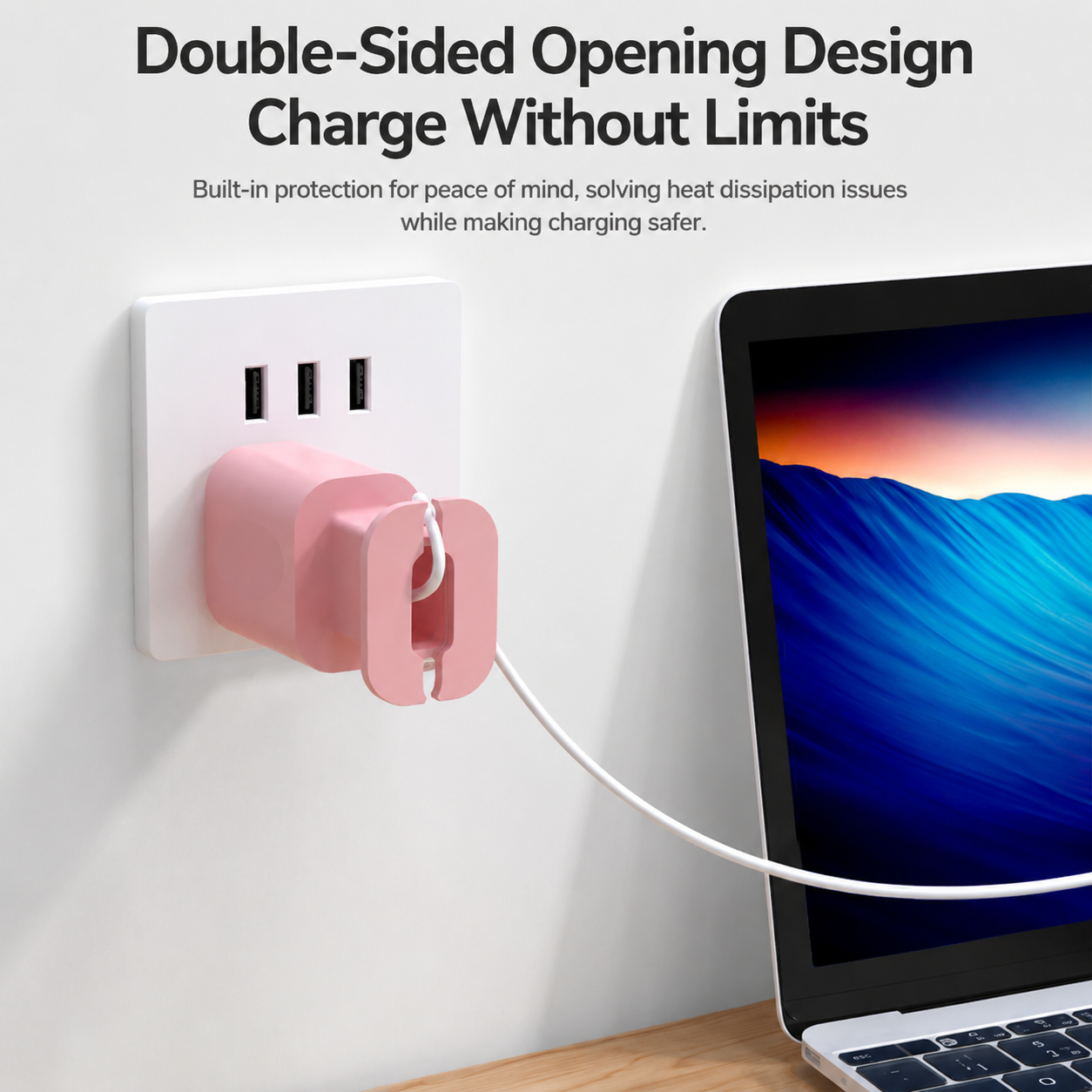 🛡️2-in-1 Silicone Charger Protective Case