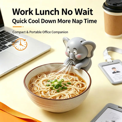 This Multi-Functional Mini Cup Fan Can Be Used To Cool Food And Drinks.