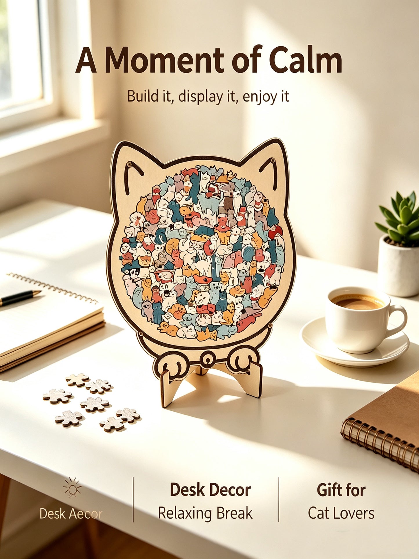 Cat Puzzles Are Super Cute, Fun, And Stress-Relieving.