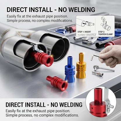 💥Turbocharger sound enhancement whistle