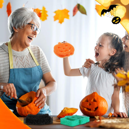 Halloween Series Temperature-Sensitive Sponge with Smile Design