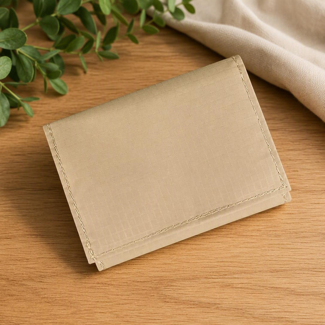 Hidden Under-Clothing Travel Wallet, Breathable Lightweight Pouch for Cards