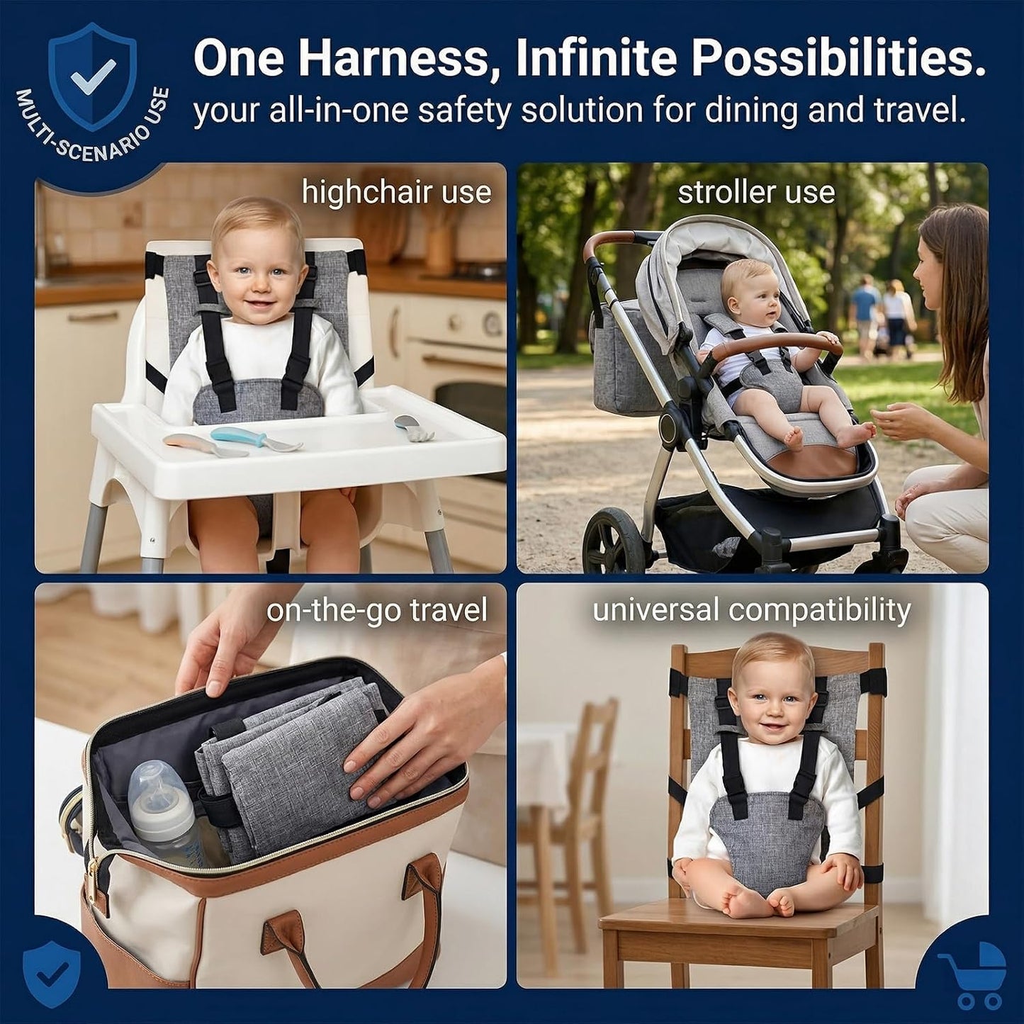 🪑Portable Baby Travel Safety Seat