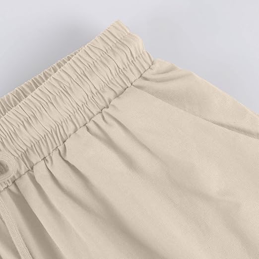 👖 Women's Casual Cotton Linen Capris