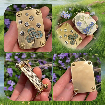 🌸Creative Handmade Metal Miniature Flower Press
