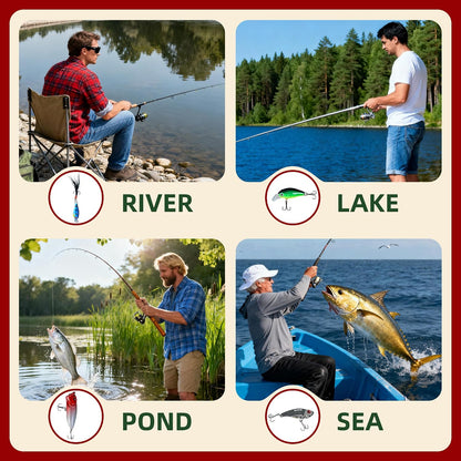 🎣2026 Fishing-Themed Christmas Advent Calendar - 24-Day Countdown