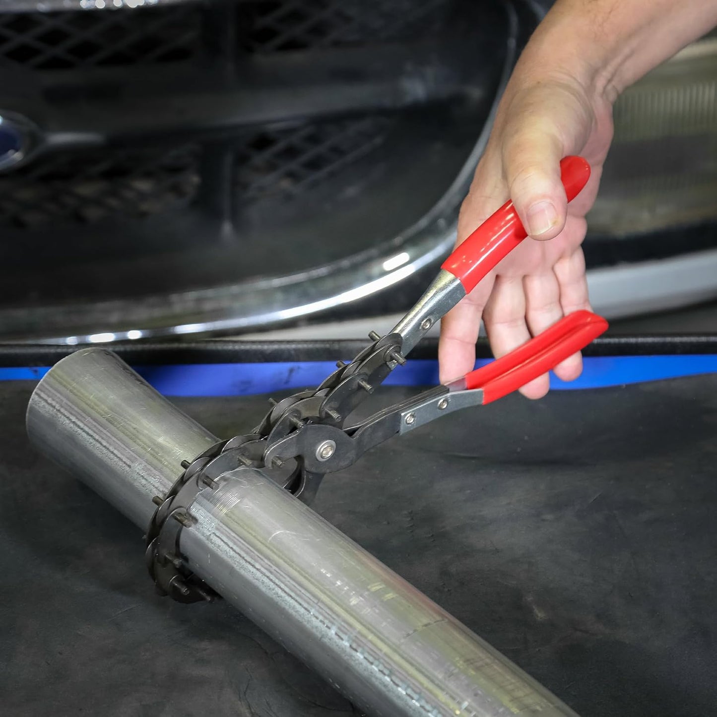 💥Exhaust Cutter, Cuts 3/4" to 3-1/4" Pipe, Durable Chain Cutter Tool