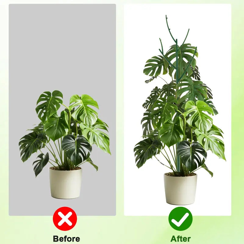 🌿6 Pcs Stackable Monstera Plant Support – Support for Climbing and Potted Plants