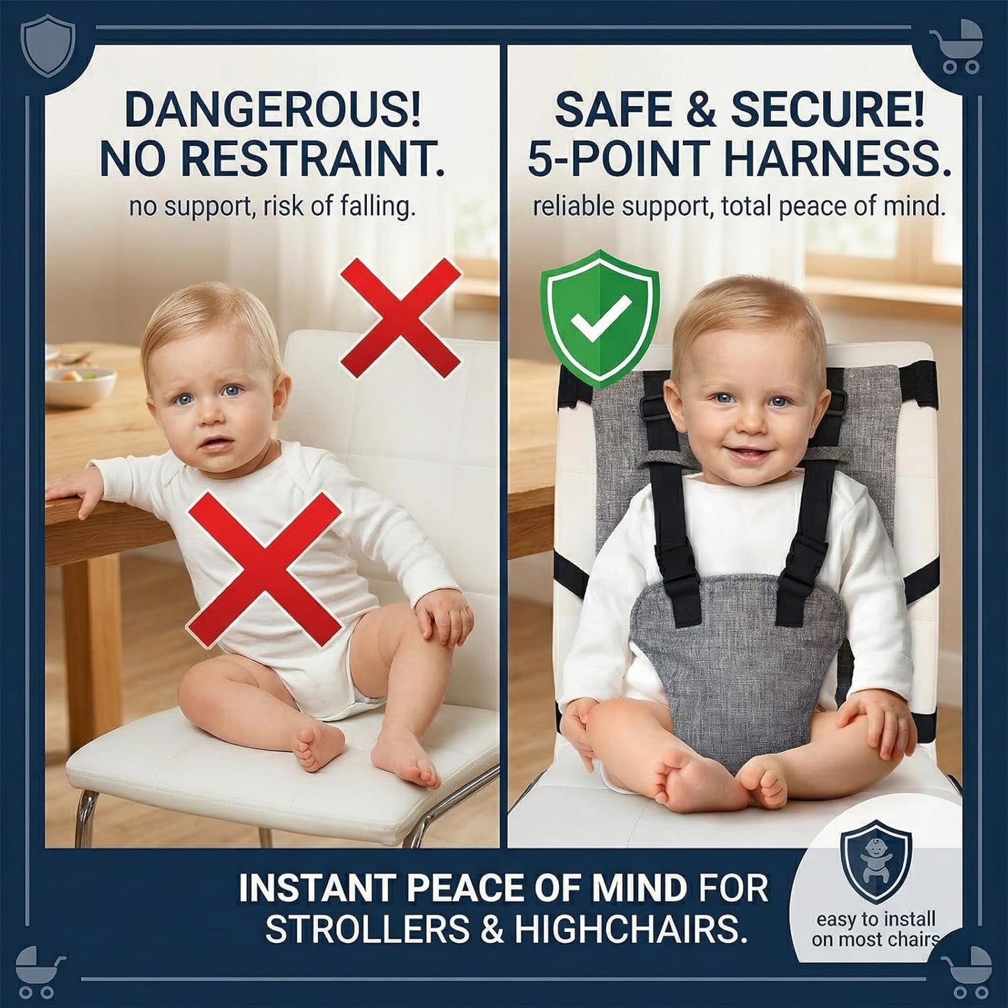 🪑Portable Baby Travel Safety Seat