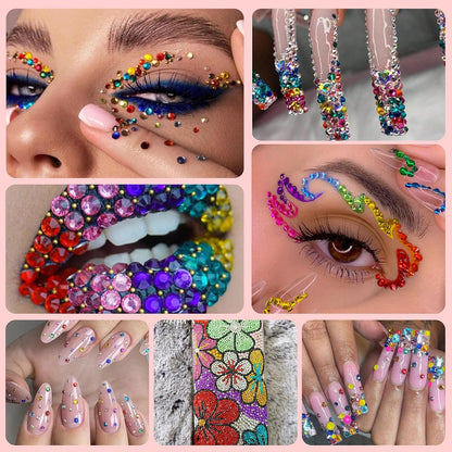 💎 Jelly Flatback RhinestonesBedazzling Kit, DlY Diamond Art