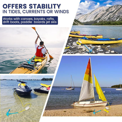 High-End Kayak Folding Anchor Set, Say Goodbye To Boat Drifting