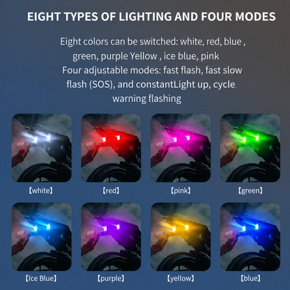 🚨Eight-color remote control car ambient light