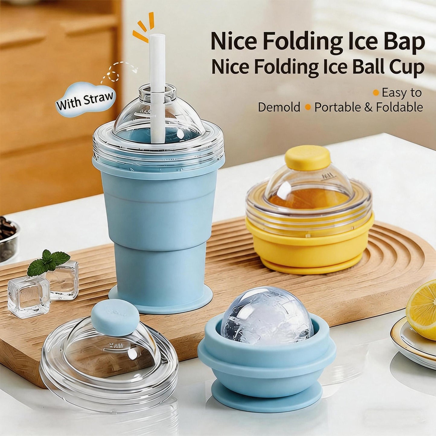 🧊Collapsible Water Cup for Summer Ice Hockey