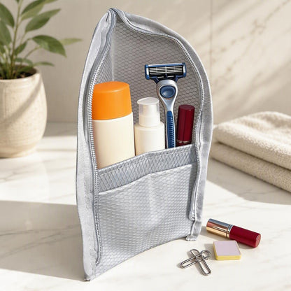 Portable Breathable Mesh Toiletry Bag