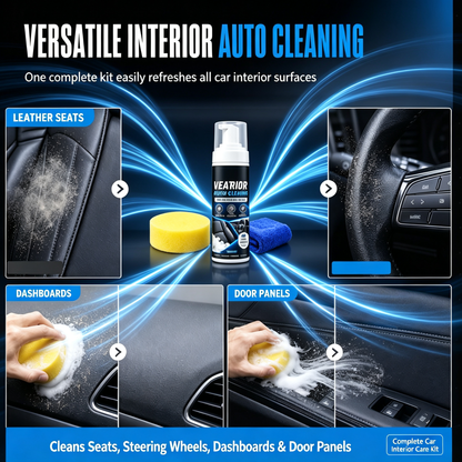 Car Interior Leather Foam Cleaner Kit