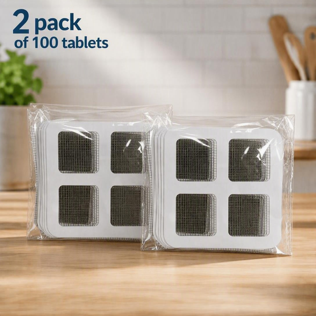 50PCS PackDisposable Shower Drain Hair Catcher